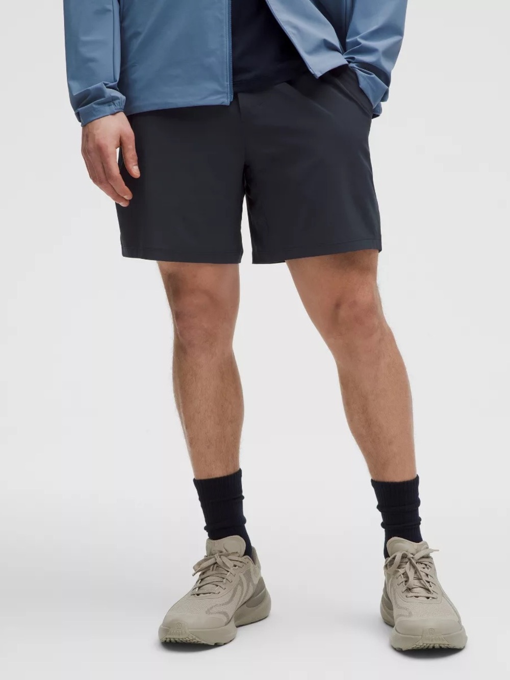 Lululemon Pace Breaker Short Men's XL Graphite Grey Lined 5 Inch